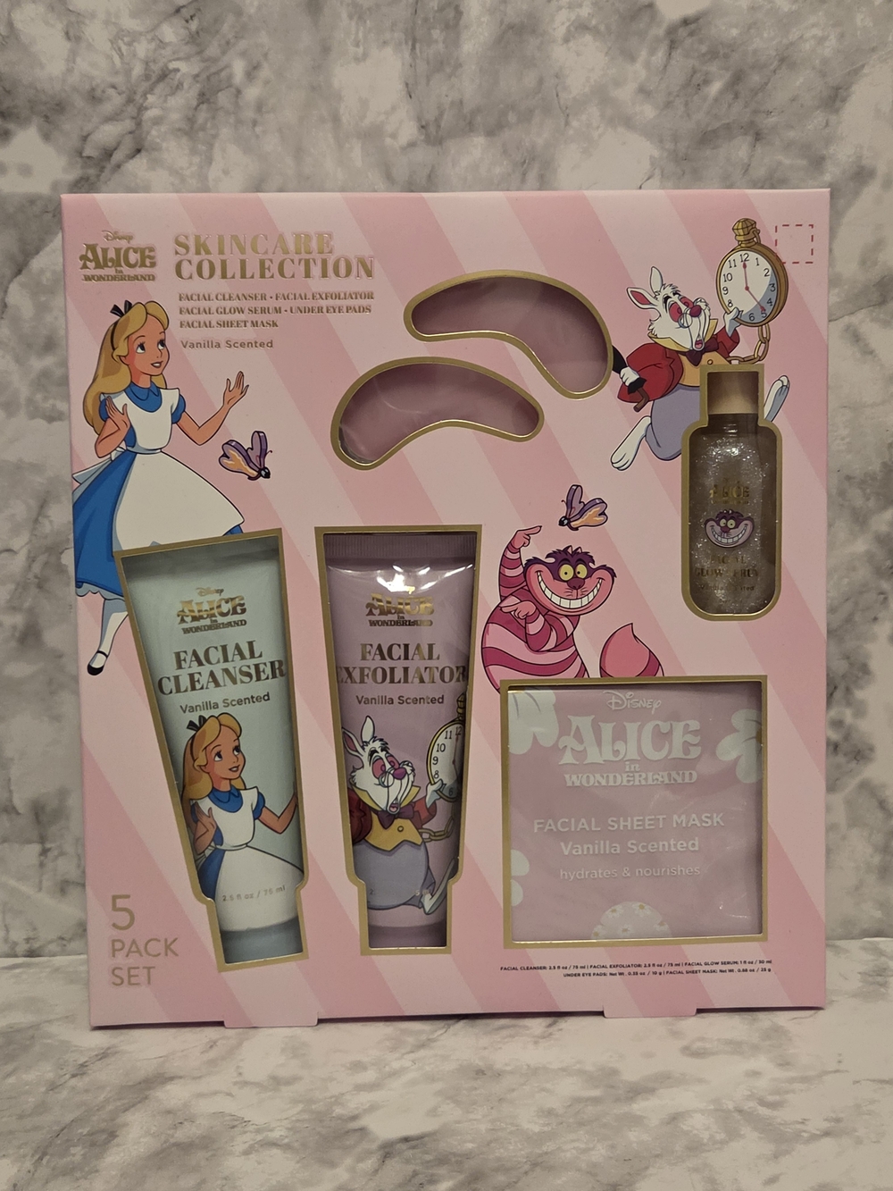 Disney Alice in Wonderland Pink Skincare Gift Set